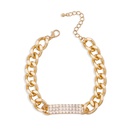 fashion temperament thick chain foot ornaments personality diamond simple anklet hip hop retro accessoriespicture11