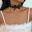 N9635 European and American Fashion Short Necklace Lace Bow Simple Necklace Bundle Neck Fabric Creative Necklacepicture9