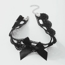 N9635 European and American Fashion Short Necklace Lace Bow Simple Necklace Bundle Neck Fabric Creative Necklacepicture10
