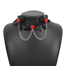 European and American crossborder jewelry fashion sexy lace trendy geometric resin necklacepicture11
