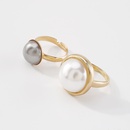 crossborder retro simple jewelry French romantic pearl ring personality ringpicture11