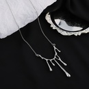 European and American water drop lava pendant necklace wholesalepicture10