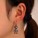 hiphop astronaut earrings personality cute threedimensional geometric earringspicture7