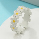 Crossborder simple flower fashion sweet little daisy index finger ringpicture7