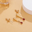 Europe and America Creative Hot Selling Drop Blood Cross Stud Earrings Ins Style Gothic Detachable Sword Earrings Back Hanging Fashion Coolpicture9
