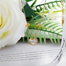 Titanium steel heart necklace clavicle chain wholesalepicture8
