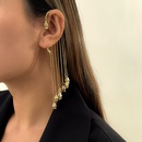 tassel chain skull head earrings fashion geometric ear bone clip earringspicture8