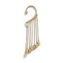 tassel chain skull head earrings fashion geometric ear bone clip earringspicture11