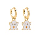 Factory Direct Sales New Oil Dripping Scallop Love Ghost Earrings Cartoon Unique Simple Cute Earrings Earring Accessoriespicture15