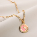 fashion alloy dripping unicorn pendant splicing chain necklace wholesalepicture10