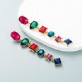fashion alloy diamondstudded geometric long earrings female trend ear jewelrypicture16