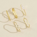 crossborder fashion simple wave pearl retro wild joint ring fivepiece setpicture11
