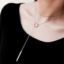 European and American Simple Long Personality Sweater Chain Womens Temperament Wild Tassel Circle Necklace Factory Wholesale Direct Salespicture9