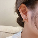 Korean version of star chain earrings diamondstudded zircon tassel chain earringspicture8