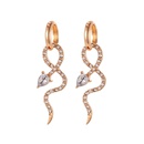 fashion personality snakeshaped ear buckle earrings wholesalepicture11