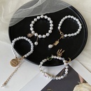 Korean New Fashion Sweet Simple DoubleLayer Pearl Bracelet Combination Ins Style Mori Style Trendy AllMatch Jewelry Womenpicture6
