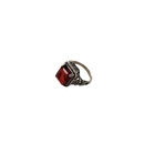 2021 CrossBorder New Arrival Distressed Square Ring Popular European and American Foreign Trade Ruby Zircon Ornament Ring Wholesalepicture11