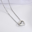 fashion simple hollow heart clavicle chain wholesalepicture9