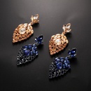 European and American fashion hollow geometric tassel golden drop earrings jewelry wholesalepicture10