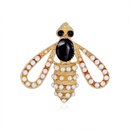 New fashion insect bee brooch diamondstudded pearl brooch clothing accessoriespicture7