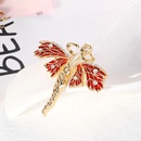 Court Retro Artistic Angel Butterfly Brooch Gold Creative Enamel DiamondStudded Pin Clothing Accessories in Stock Wholesalepicture9