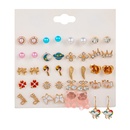 Korean fashion 20 pairs of earrings set unicorn butterfly earrings wholesalepicture10