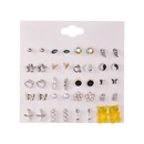 CrossBorder European and American Graceful and Fashionable 20 Pairs Earings Set Vintage Pearl Bear Butterfly Earrings Wholesale Foreign Trade Hot Salepicture10