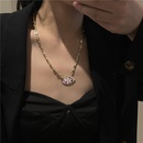 new style hip hop color lips zircon micro diamond pendant necklace clavicle chainpicture10