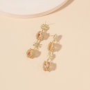 Niche Creative Fashion Temperament and Exaggerated Flower Earrings Korean Simple Retro Court S925 Long Fringe Earringspicture9