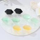new simple candy color threedimensional geometric resin jelly earrings crossborderpicture8