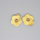 new retro cute acrylic resin flower earrings crossborder jewelrypicture9