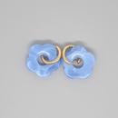 new retro cute acrylic resin flower earrings crossborder jewelrypicture10