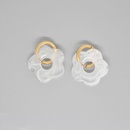new retro cute acrylic resin flower earrings crossborder jewelrypicture11