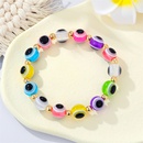 European Retro Trendy Colorful Acrylic Beads Devils Eye Bracelet Personality Beaded Eye Bracelet CrossBorderpicture9
