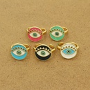 European and American Ins Ethnic Style round Dripping Oil Eye Ring Personality Color Turkish Devil Eye Ring CrossBorderpicture5
