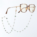 Foreign Trade Natural Stone Mask Chain Halter Eyeglasses Chain Turquoise Mask Rope Lanyard Pendant Chain Necklace Crystal Chainpicture8