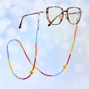 smiley face mask chain hanging neck glasses chain mask rope hanging chain bead chainpicture7
