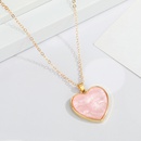 European CrossBorder Sold Jewelry Acetate Love Necklace Simple Ins Style AllMatch Love Pendant Clavicle Chain Female Necklacepicture8