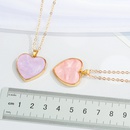 European CrossBorder Sold Jewelry Acetate Love Necklace Simple Ins Style AllMatch Love Pendant Clavicle Chain Female Necklacepicture9