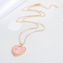 European CrossBorder Sold Jewelry Acetate Love Necklace Simple Ins Style AllMatch Love Pendant Clavicle Chain Female Necklacepicture10