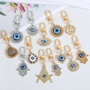Creative Devils Eye Keychain Blue Eyes Key Ring Handbag Pendant Oil Dripping Eyes Door Latch CrossBorder Sold Jewelrypicture12