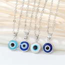 Retro simple color resin Turkish eye necklace demon eye pendant necklacepicture20