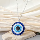 European CrossBorder Sold Jewelry Retro Simple More Sizes Devils Eye Necklace round Blue Eyes Clavicle Chain Femalepicture11