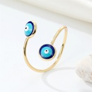 Ornament Trend Vintage Dripping Oil Color Devils Eye Ring Turkish Eye Europe and America Cross Borderpicture9