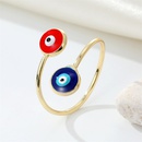 Ornament Trend Vintage Dripping Oil Color Devils Eye Ring Turkish Eye Europe and America Cross Borderpicture10