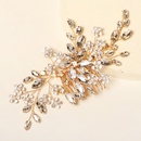 new bridal jewelry wedding dress hair headdress handmade flower comb rhinestone hair combpicture9