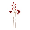 New headwearhair fork accessories fashion personality red rose hairpinpicture12