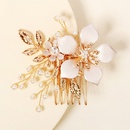 new wedding jewelry fashion pearl insert comb wedding dress accessories flower bridal combpicture8