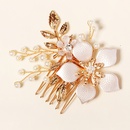 new wedding jewelry fashion pearl insert comb wedding dress accessories flower bridal combpicture9