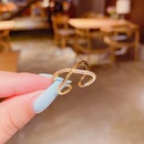 Korean microinlaid zircon ring opening adjustable Korean fashion ringpicture26